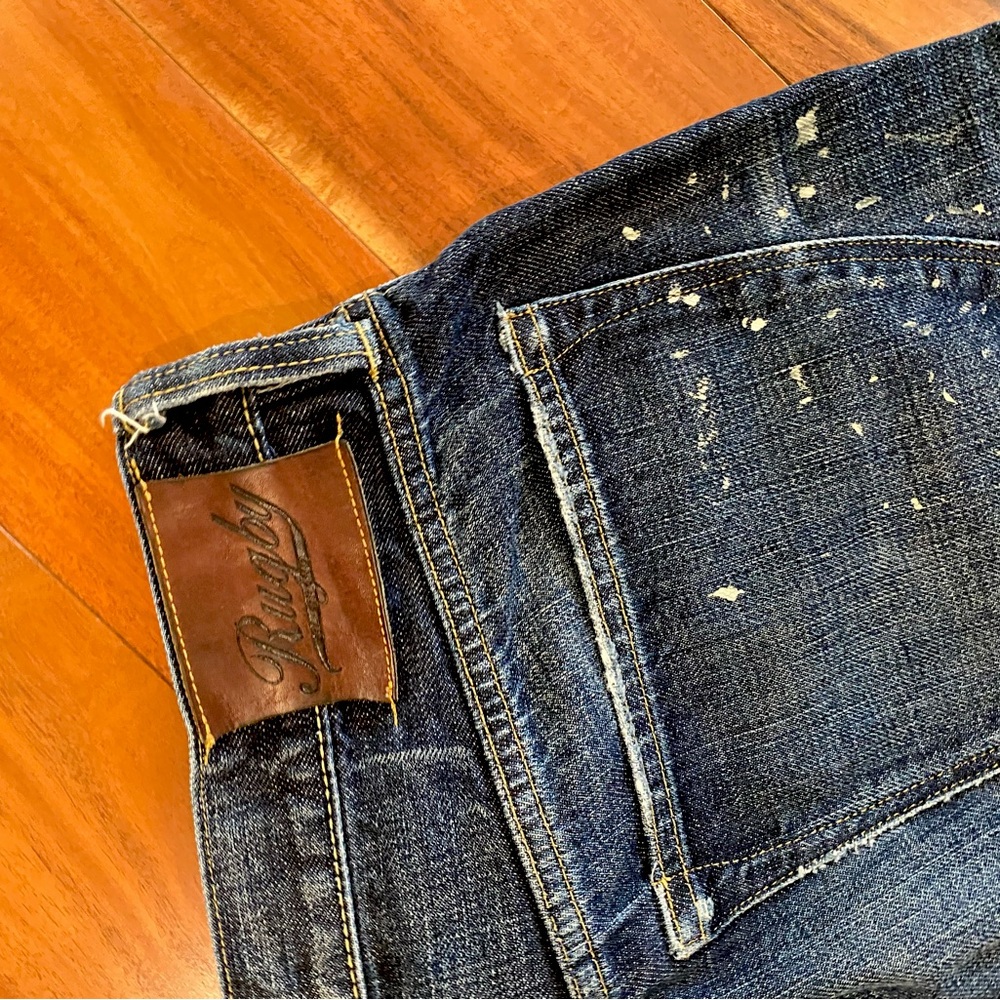 RALPH LAUREN RUGBY PATCHWORK JEANS. - Picture 11 of 13